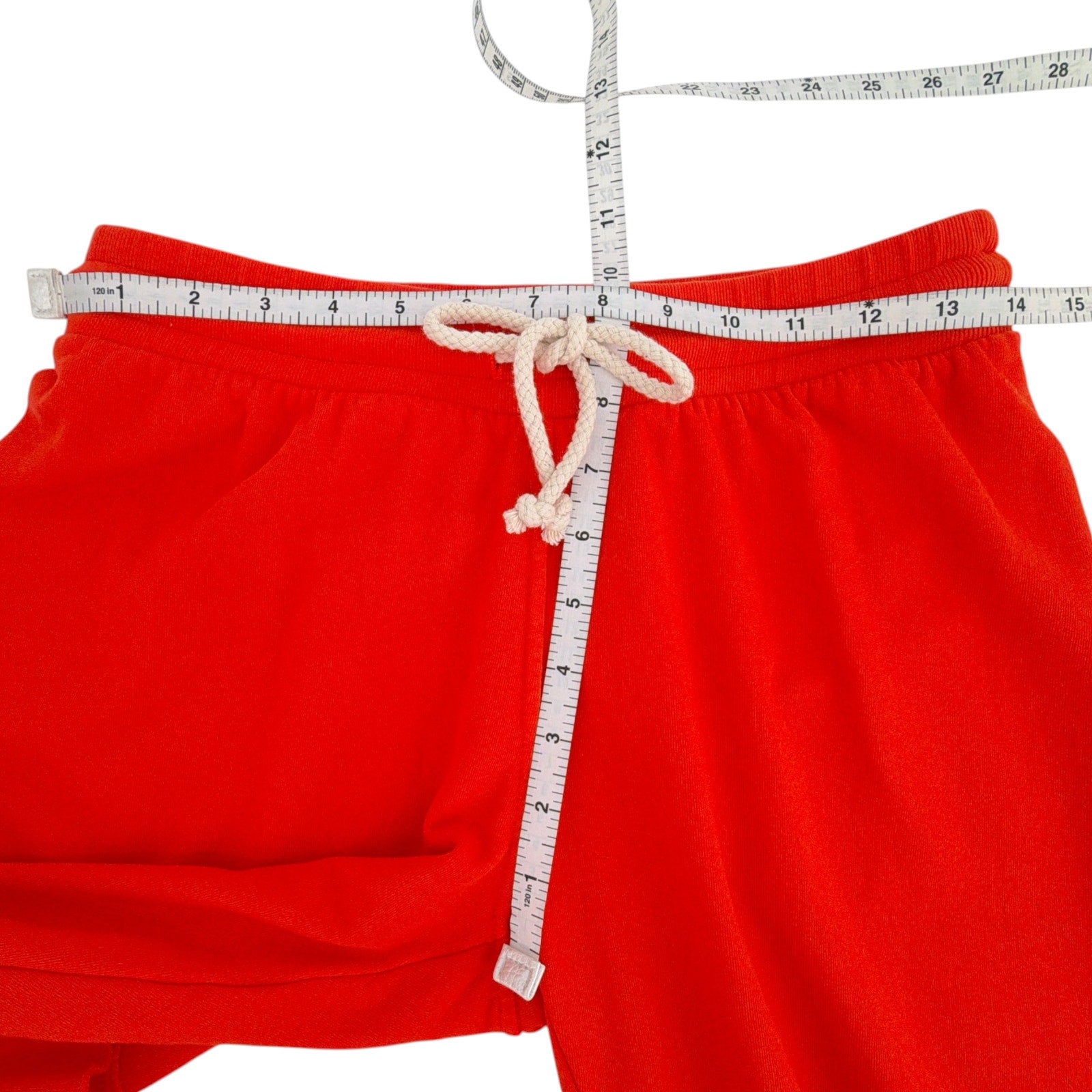 PERFECTWHITETEE Jamaica Beach Fleece Sweatpants in Tomato S perfectwhitetee
