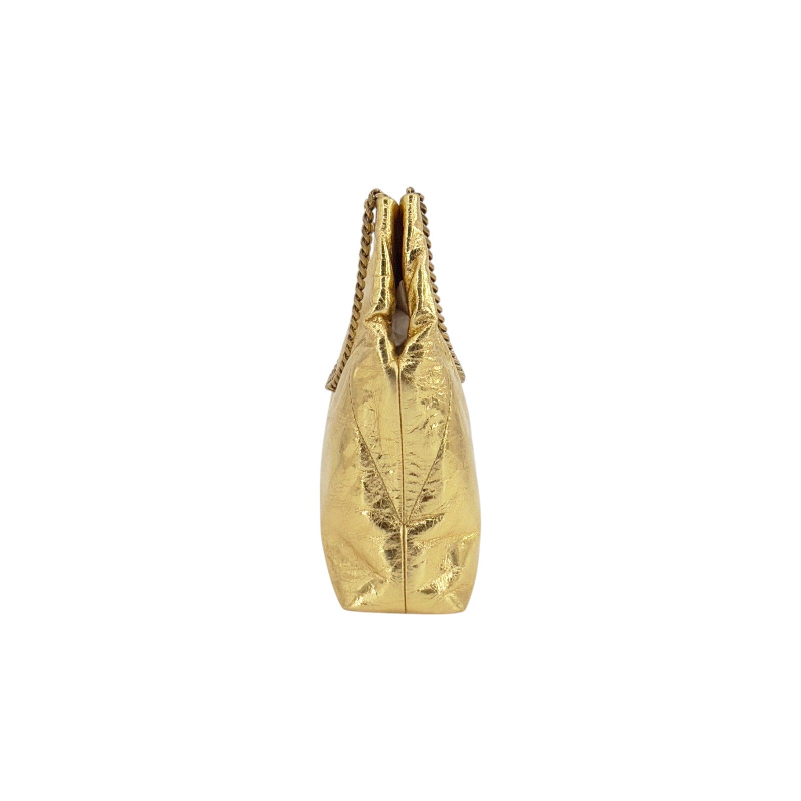 VERONICA BEARD Small Slouch Leather Shoulder Bag in Gold Veronica Beard