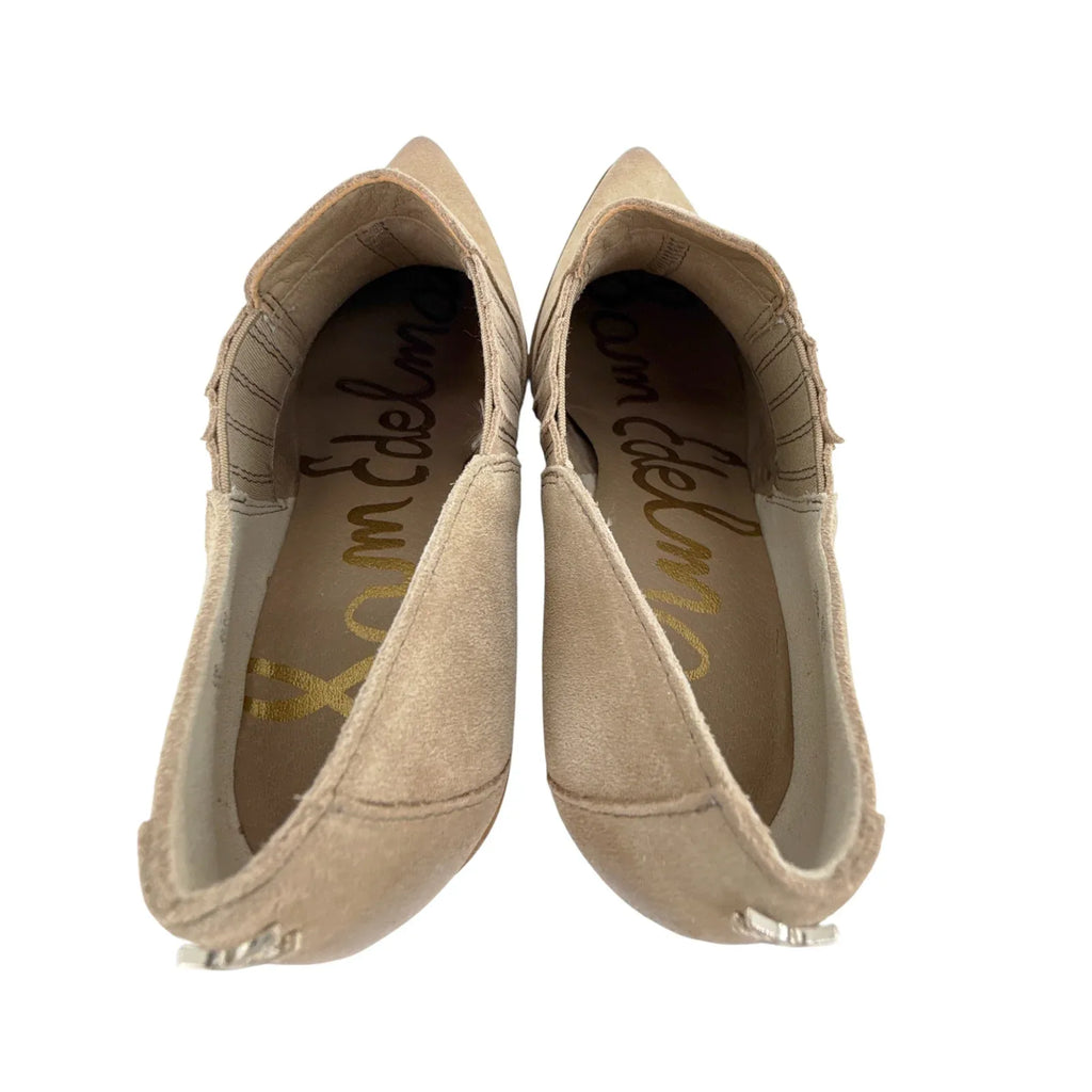 SAM EDELMAN Walton Suede Bootie in Oatmeal 6.5 - flyKAMP