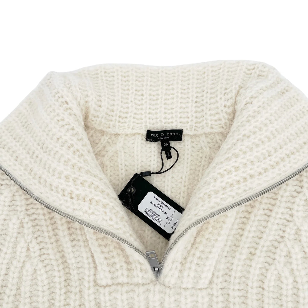 RAG & BONE Hannah Half Zip Sweater XS - flyKAMP
