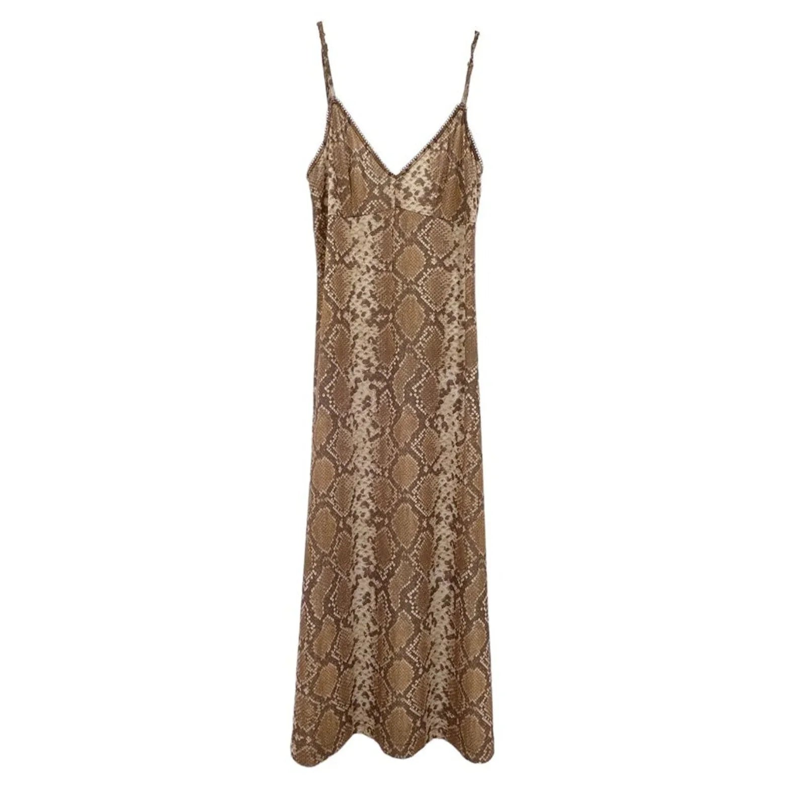 ZIMMERMANN Snake Print Midi Dress 0 - flyKAMP
