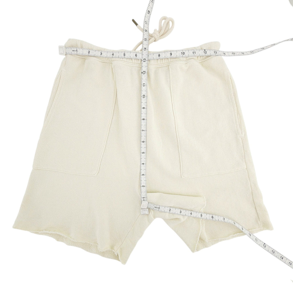 The GREAT. The Patch Pocket Sweat Short. Washed White 0|XS The Great.