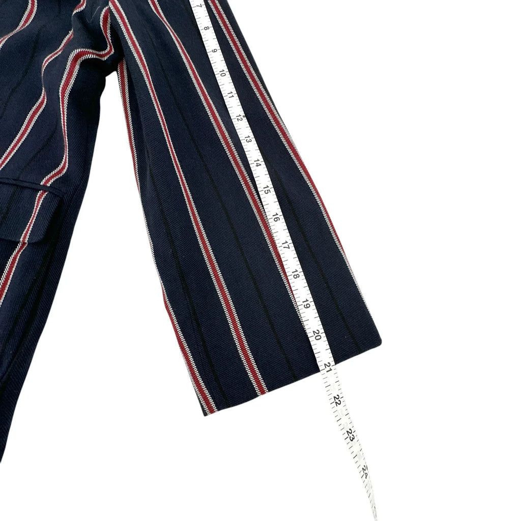 The GREAT. The Academy Blazer in Oxford Stripe 1|S - flyKAMP