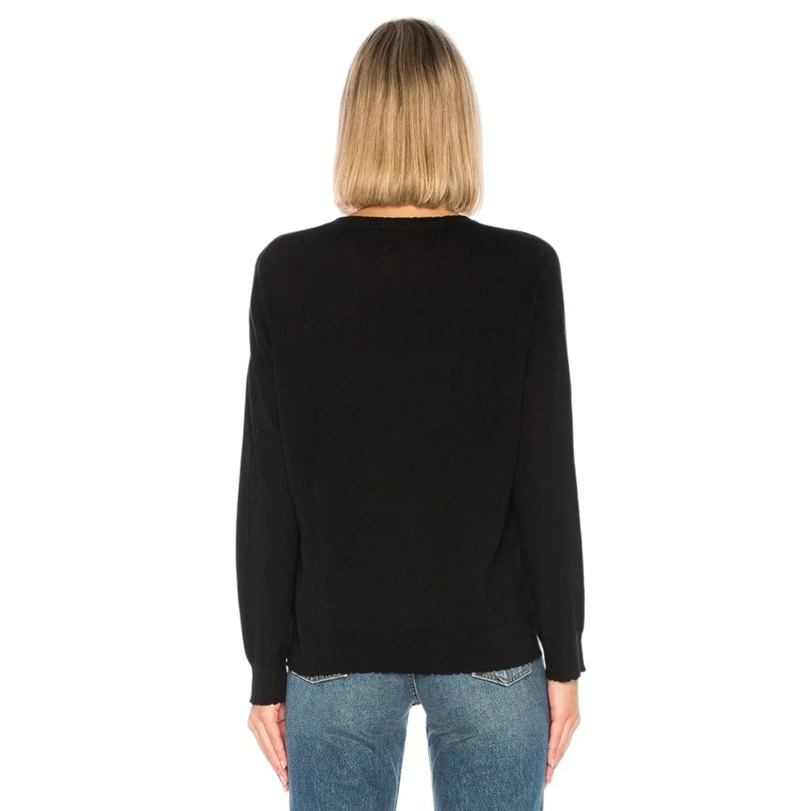 SUNDRY Loved Cashmere Blend Crew Neck Sweater XS - flyKAMP