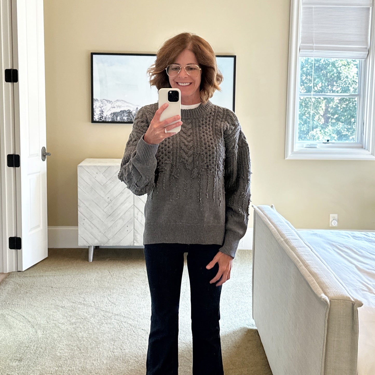 LA LIGNE Allan Sweater in Grey S