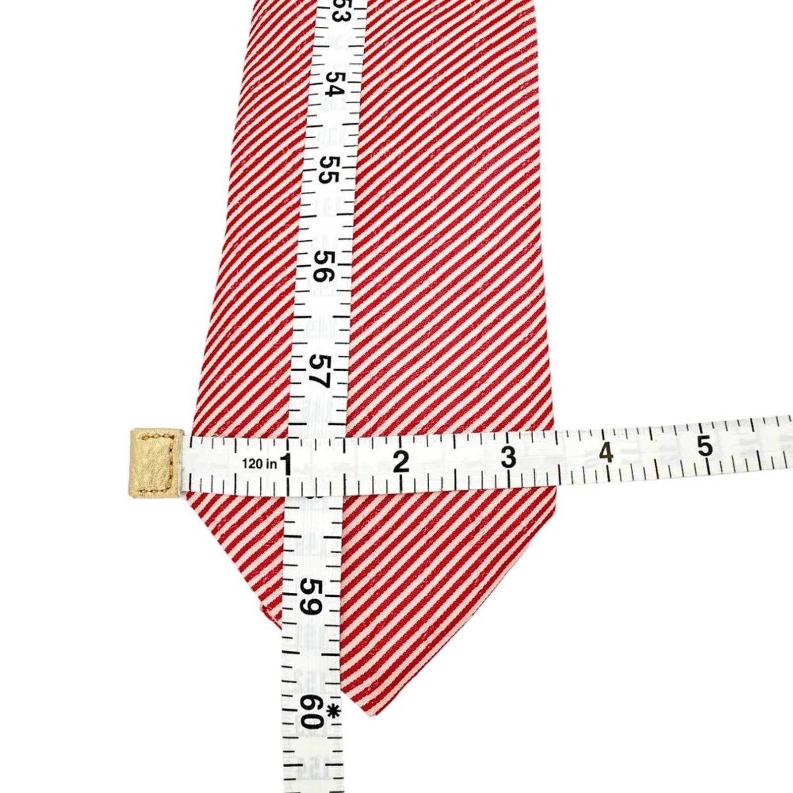 LOUIS VUITTON Monogram Diagonal Tie in Red - flyKAMP