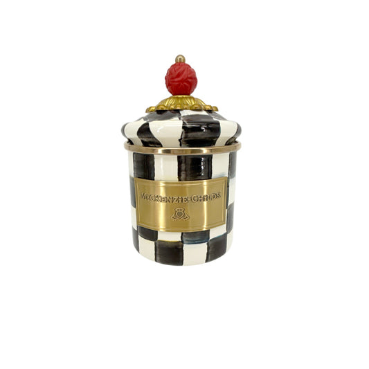 MACKENZIE-CHILDS Courtly Check Canister Mini