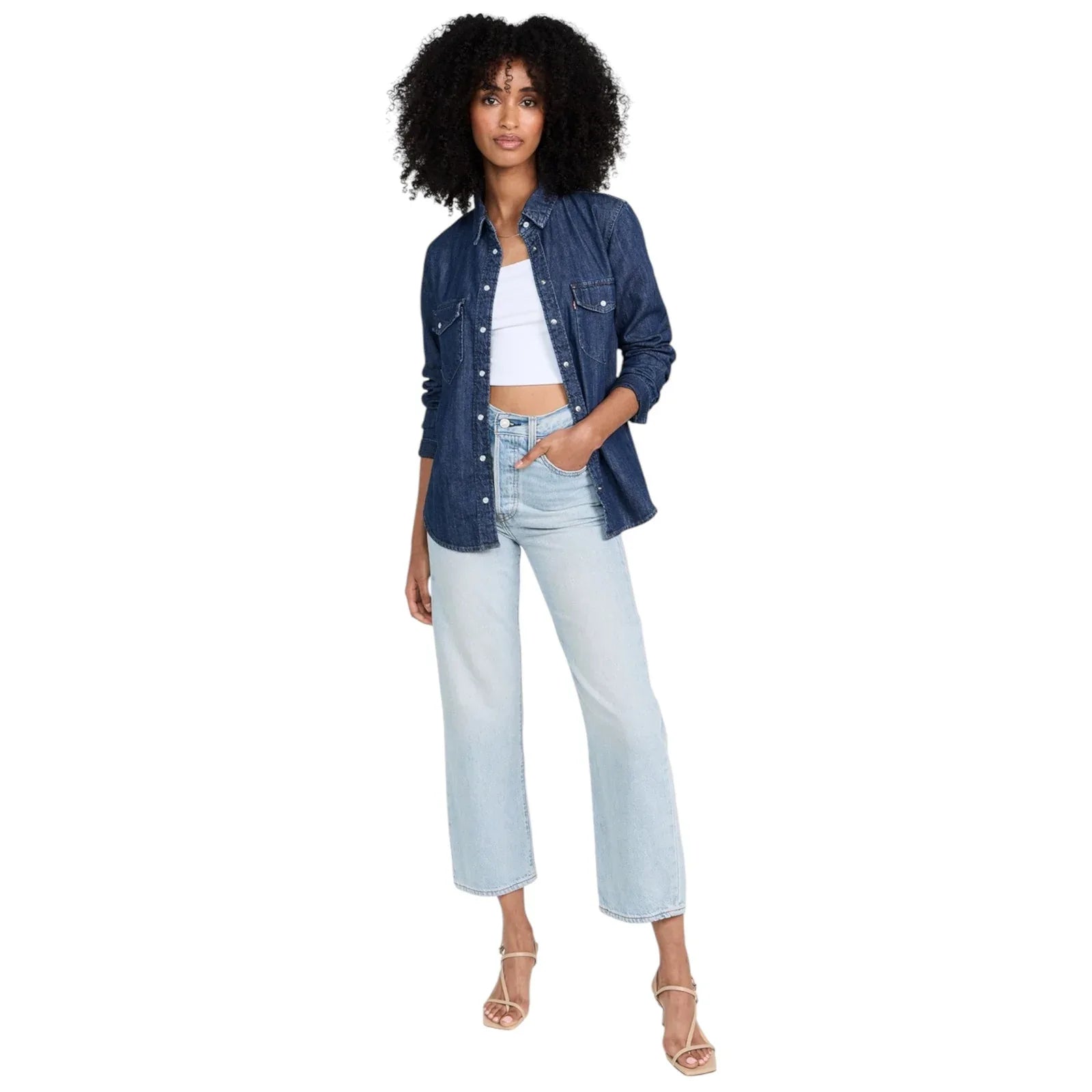 LEVI'S Iconic Western Shirt in Air Space 3 S - flyKAMP