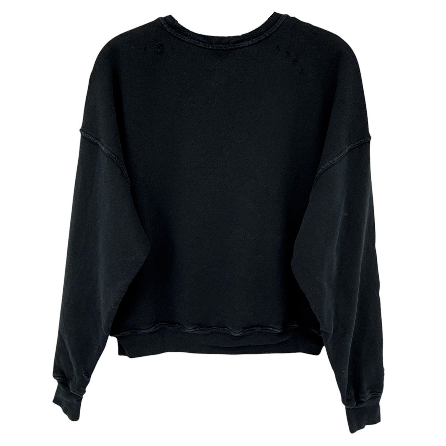 RE/DONE Recycle Distressed Crew Sweatshirt S