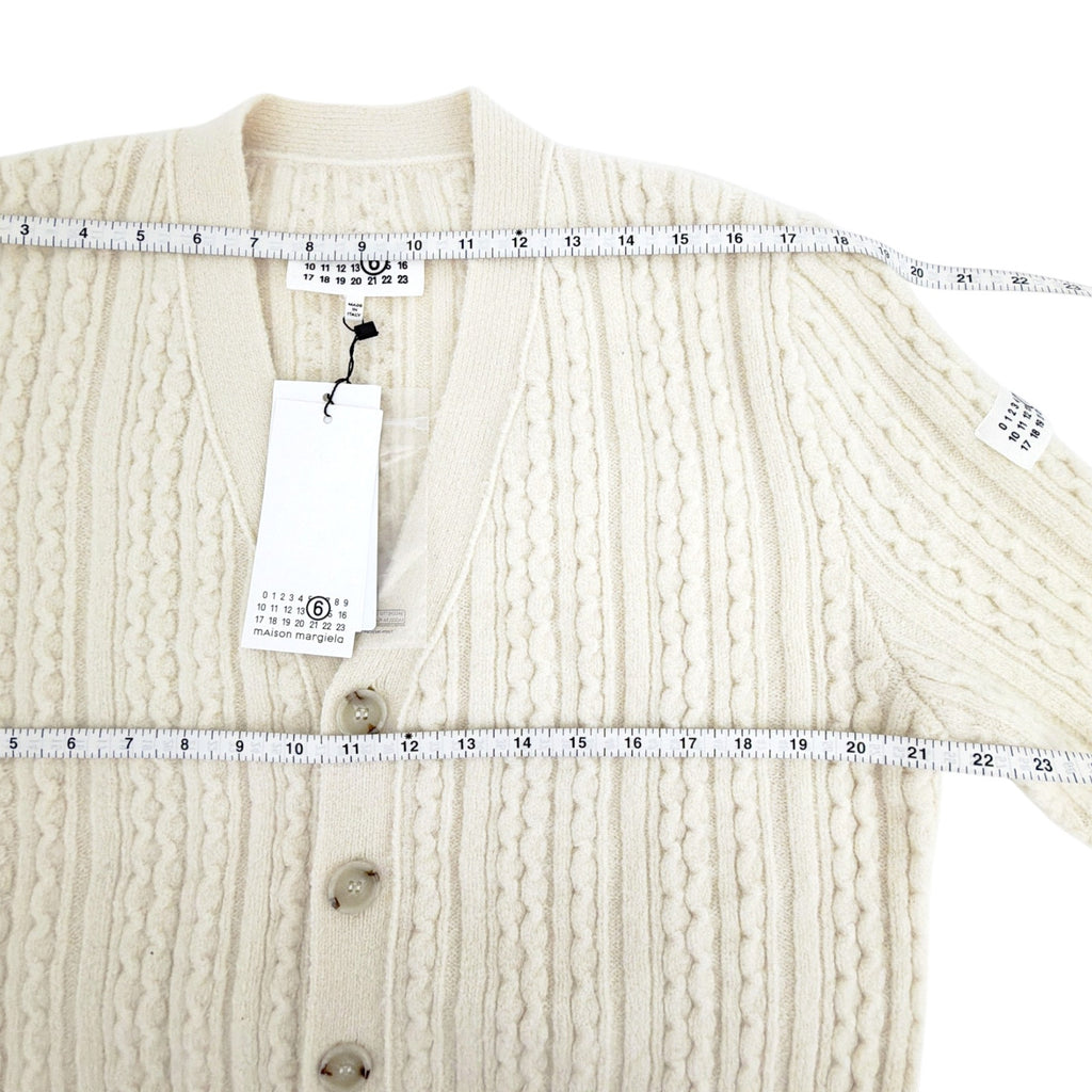 MM6 Maison Margiela Cable Knit Cardigan S MM6 Maison Martin Margiela