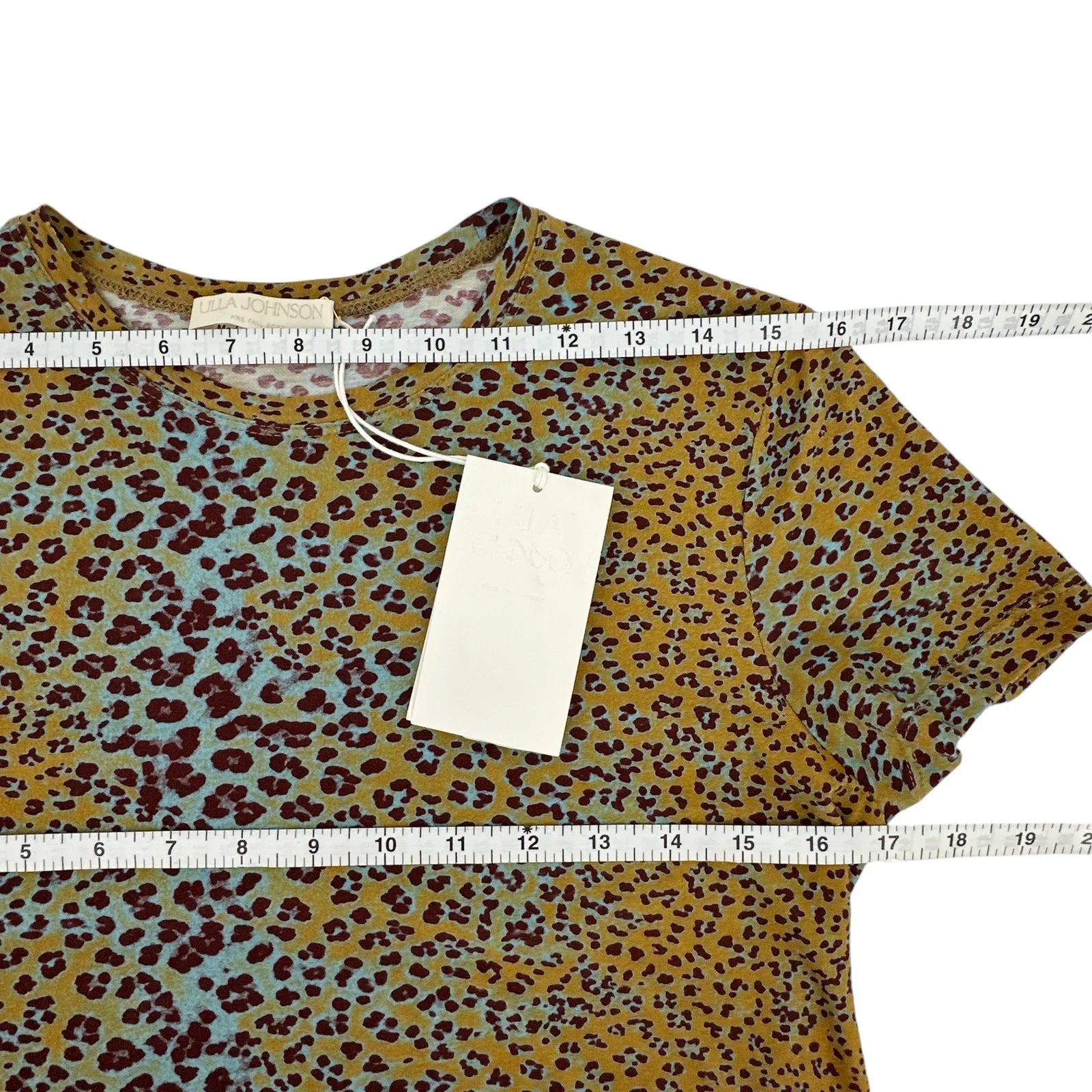 ULLA JOHNSON Estelle Leopard T-Shirt S - flyKAMP