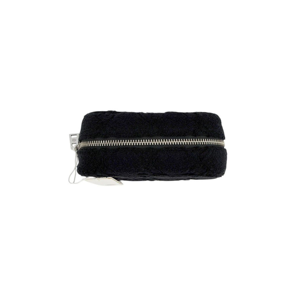 TORY BURCH T Monogram Terry Pouch in Black Tory Burch