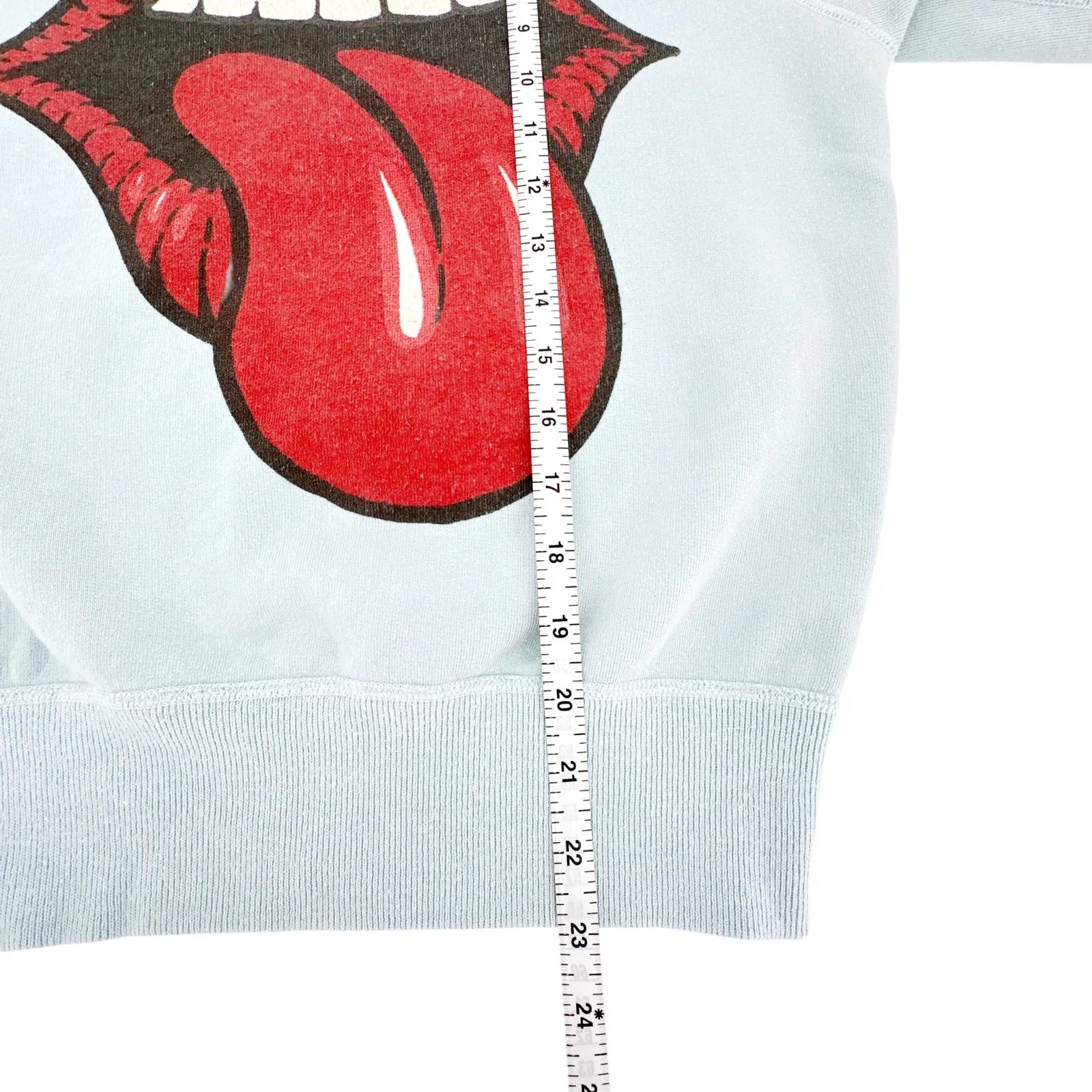 MADEWORN Rock The Rolling Stones 1975 Sweatshirt XS - flyKAMP