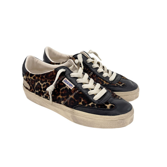 GOLDEN GOOSE Soul Star in Leopard Print Pony 37