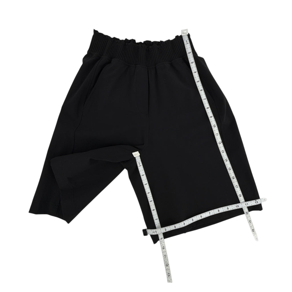 LULULEMON Stretch Woven Ruffle-Waist HR Short 9" in Black XXS Lululemon Athletica