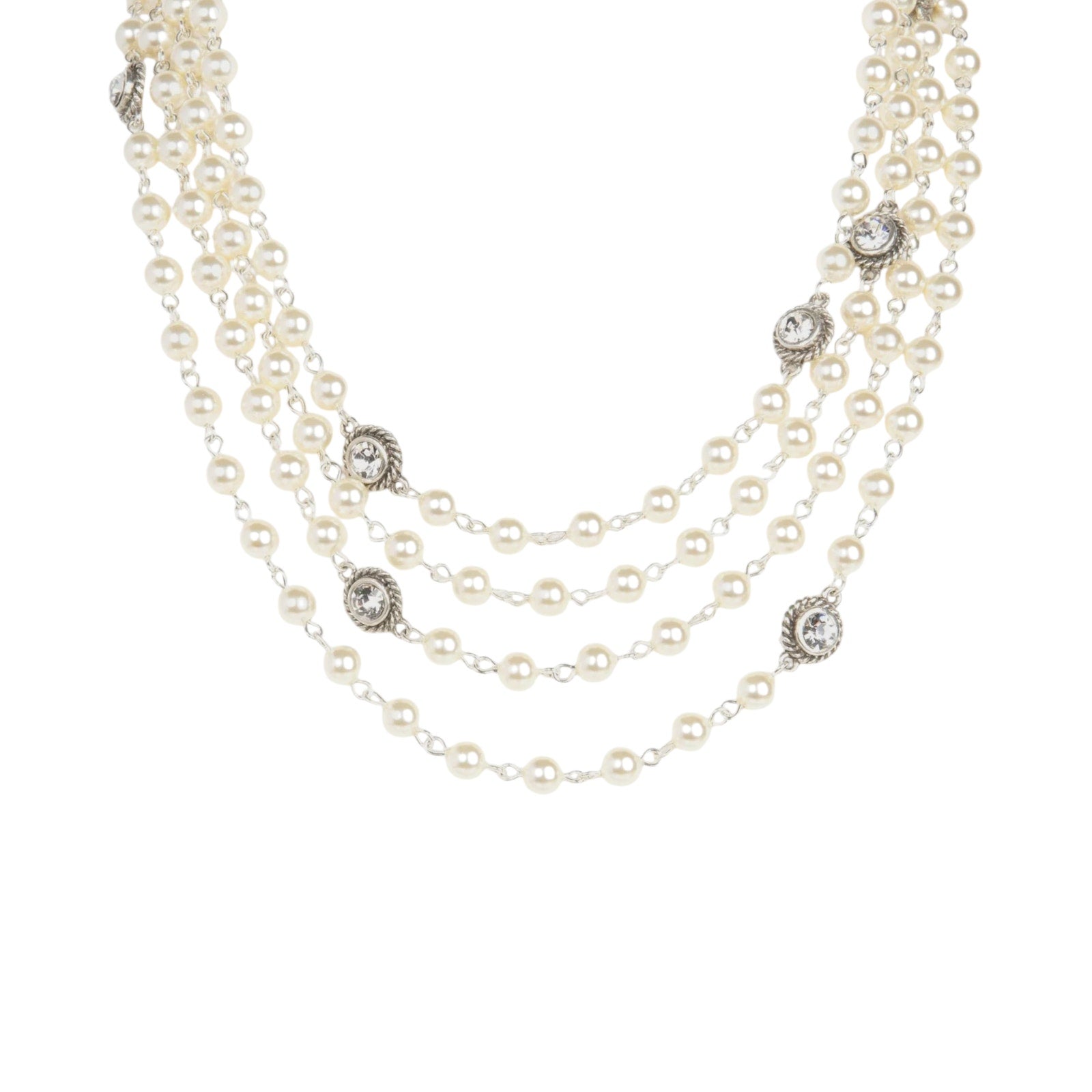 VIRGINS SAINTS & ANGELS VSA Magdalena Necklace 6mm Cream Pearl in Silver Virgins Saints & Angels