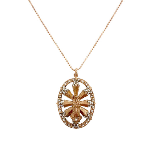 VIRGINS SAINTS & ANGELS VSA Twilight Virgin Charm in Rose Gold