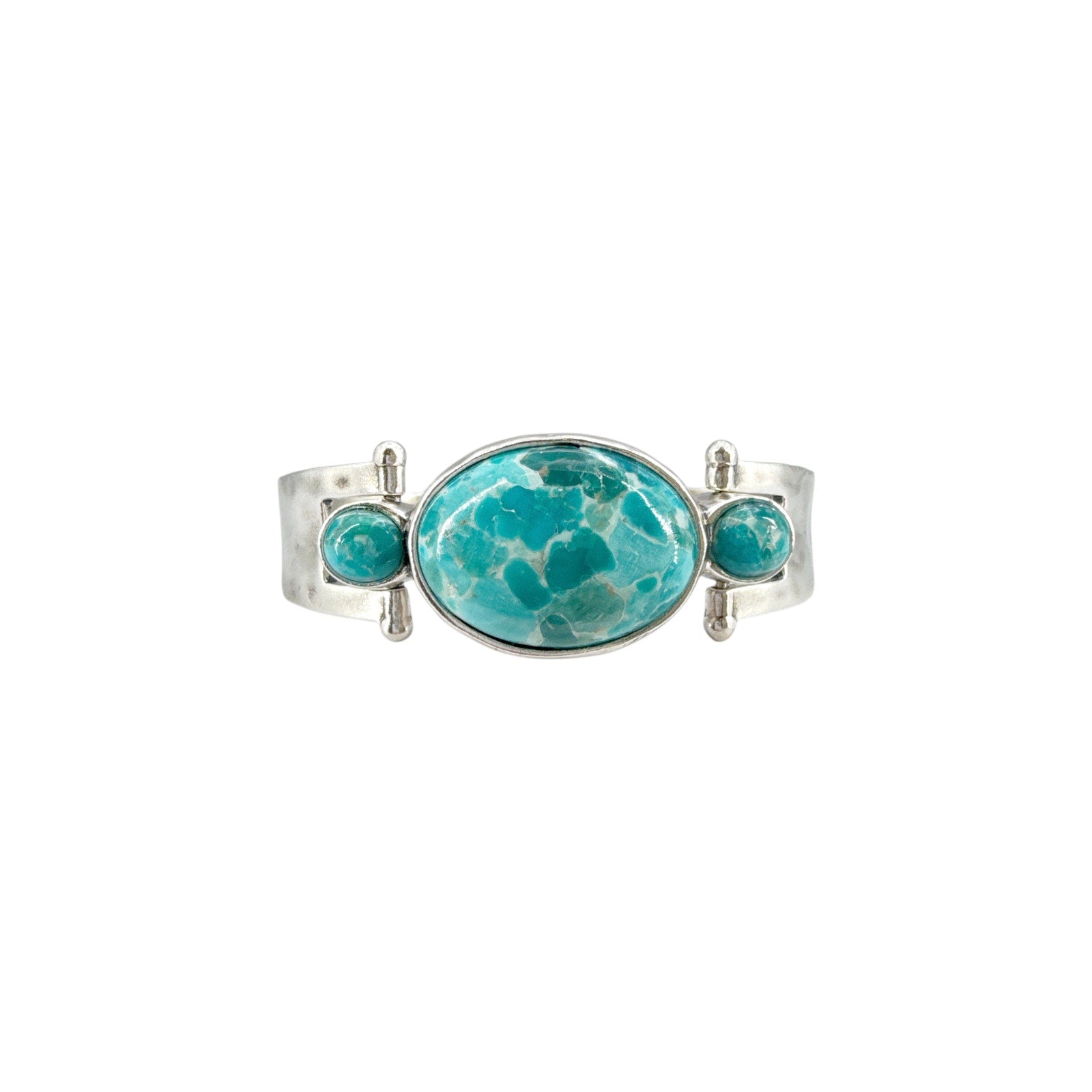 SILPADA El Rio Sterling Silver Turquoise Bangle Bracelet