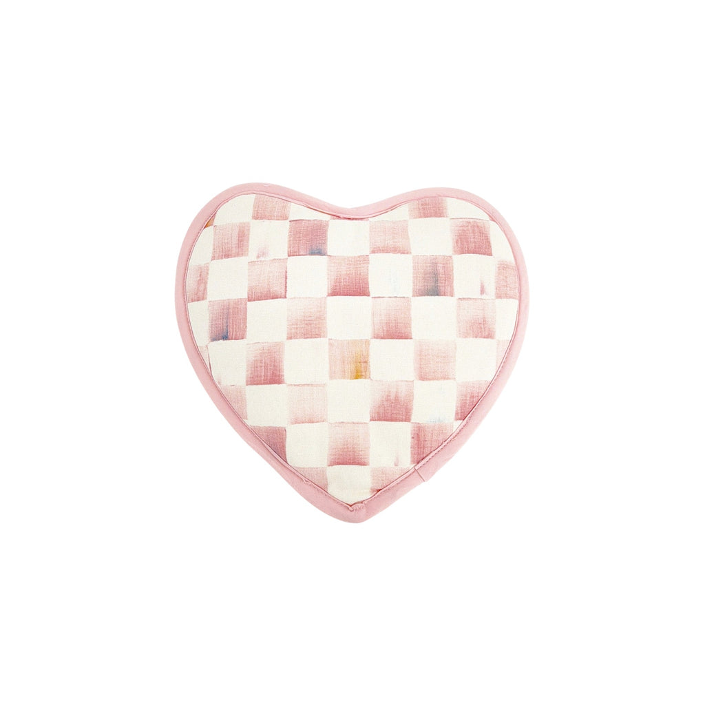 MACKENZIE-CHILDS Rosy Check Heart Potholder Mackenzie-Childs