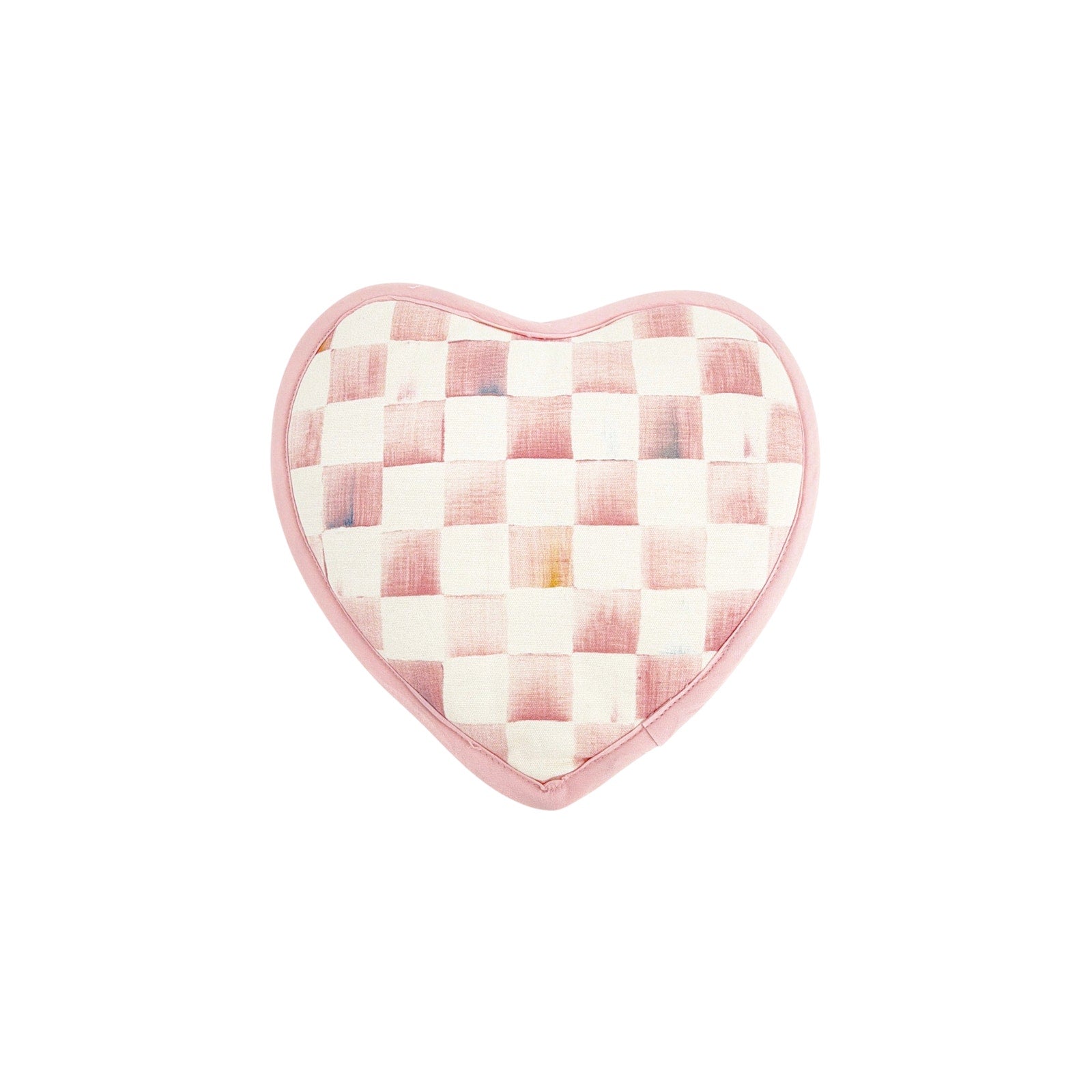 MACKENZIE-CHILDS Rosy Check Heart Potholder Mackenzie-Childs