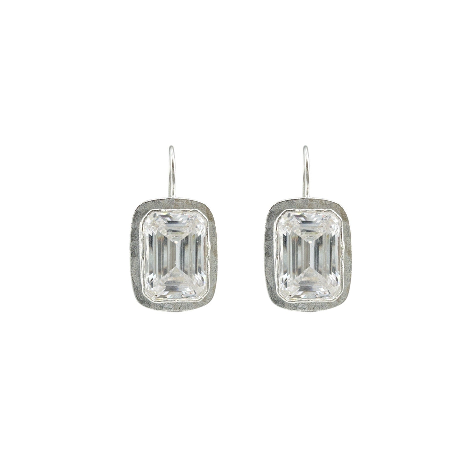 SILPADA Moments to Shine Drop Earrings White Cubic Zirconia