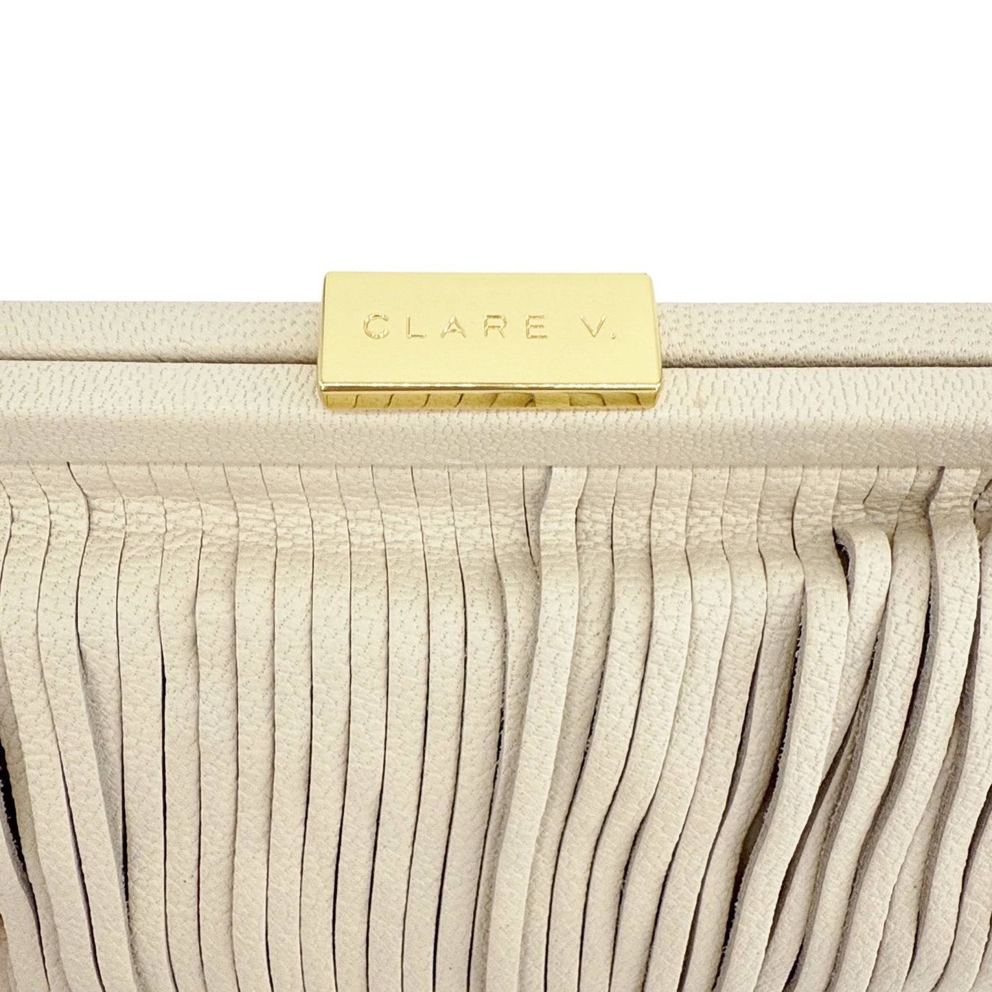CLARE V. Fran Fran Bag in Cream