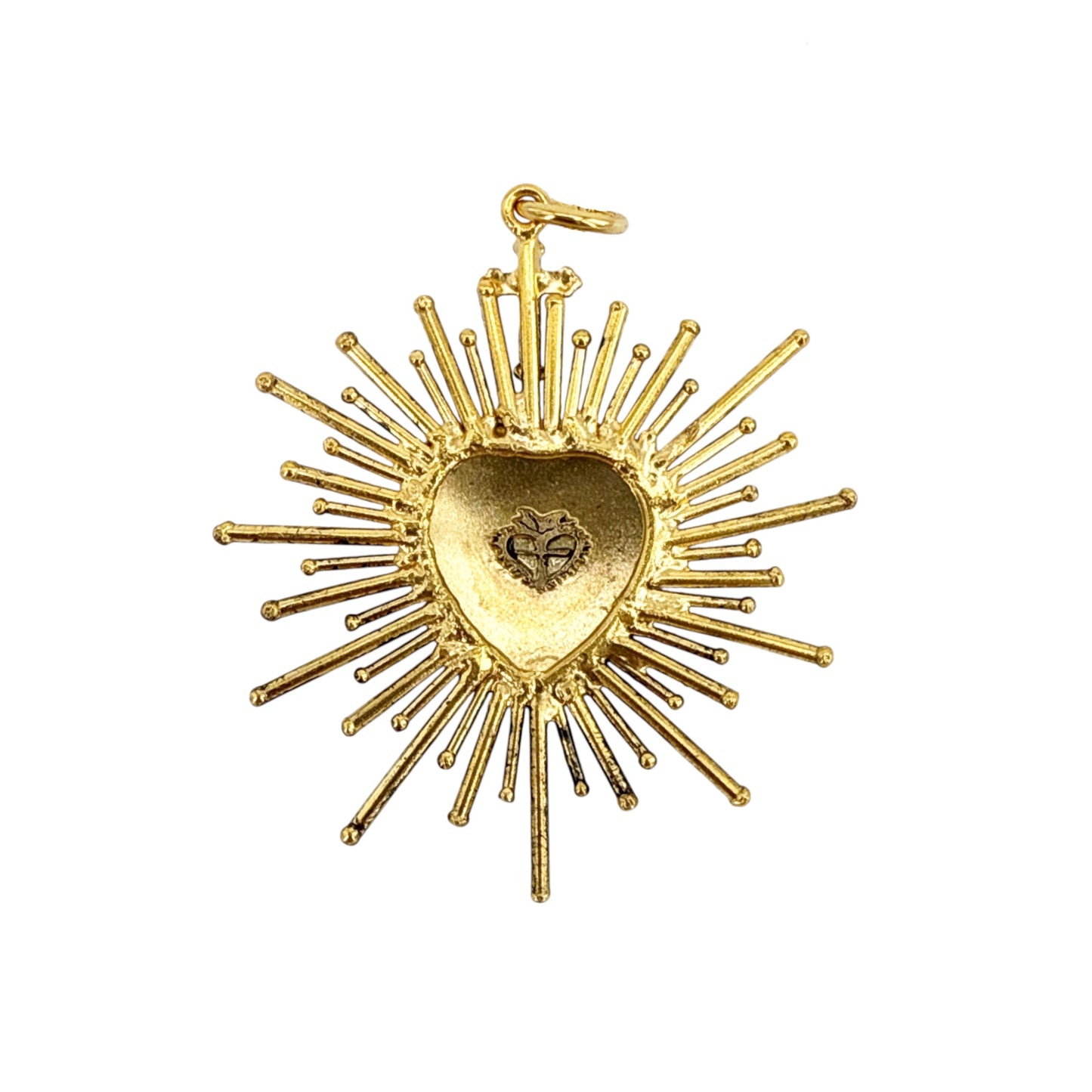 VIRGINS SAINTS & ANGELS VSA Sacred Flame Charm in Gold