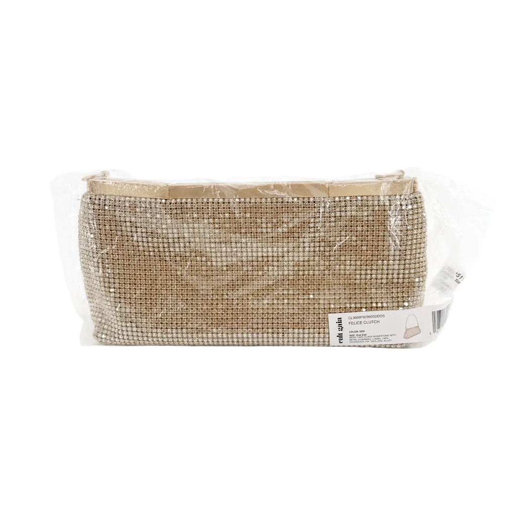 CULT GAIA Felice Clutch Bag in Sand Dollar - flyKAMP