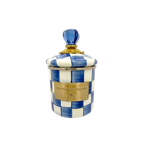 MACKENZIE-CHILDS Royal Check Canister Demi