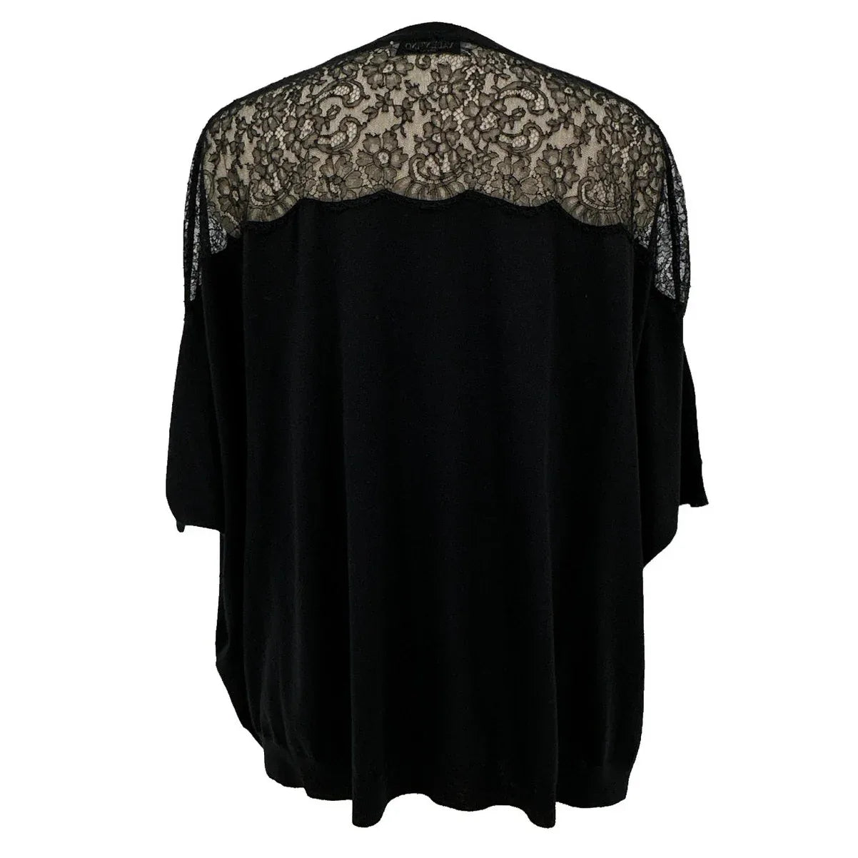 VALENTINO GARAVANI Lace Panel Detail Sweater S - flyKAMP