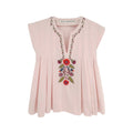 ALIX of BOHEMIA Nadine Heirloom Flora Top in Light Pink S Alix of Bohemia