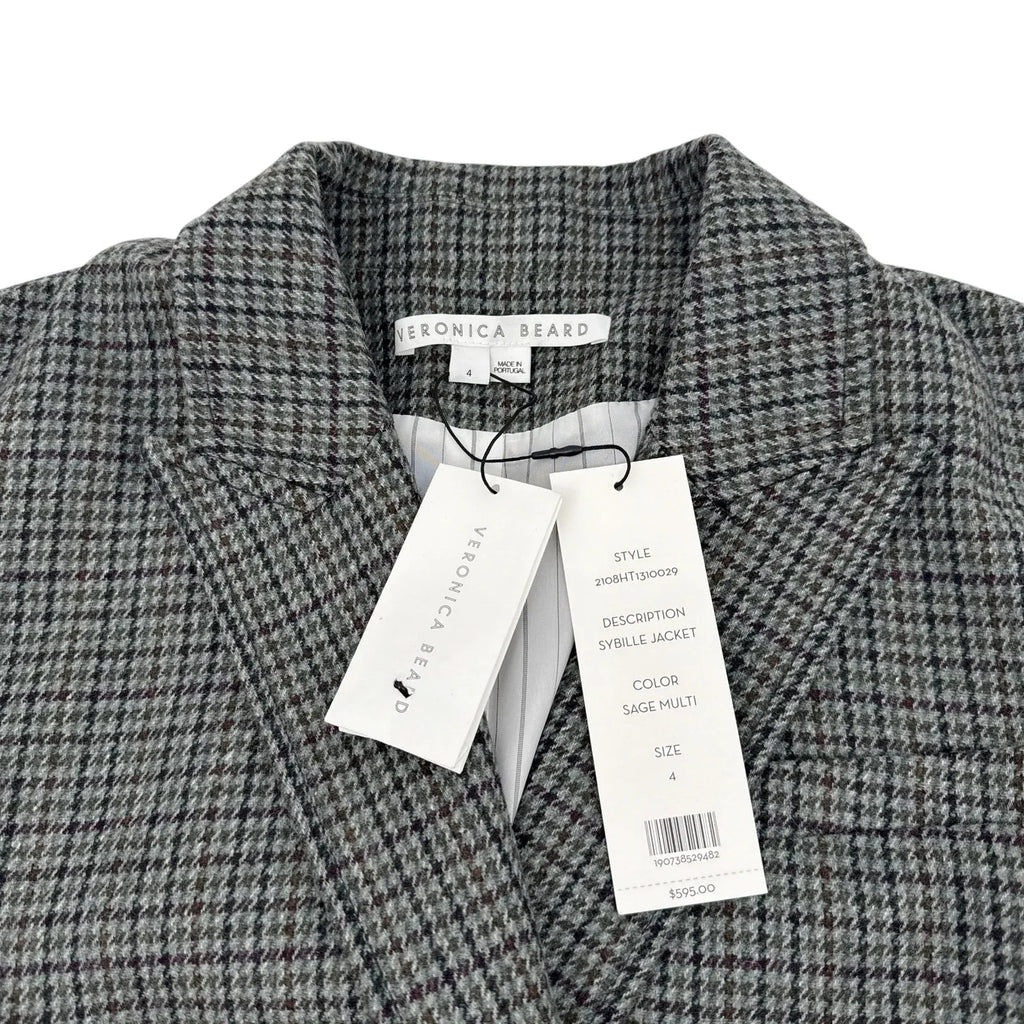 VERONICA BEARD Sybille Jacket in Sage Multi 4|S - flyKAMP
