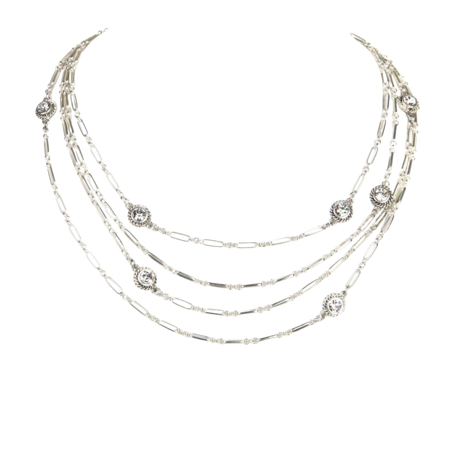 VIRGINS SAINTS & ANGELS VSA Brigid Magdalena Cadena in Silver & Clear