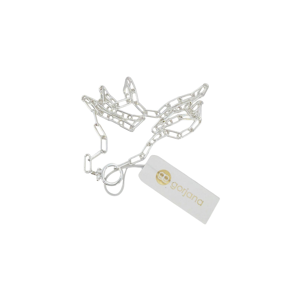 GORJANA Parker Necklace 18" in Silver Gorjana