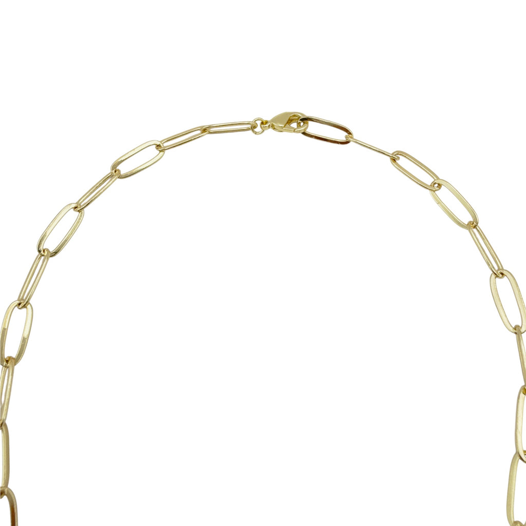 THE SILVER WREN Heart Carabiner Charm Holder Necklace