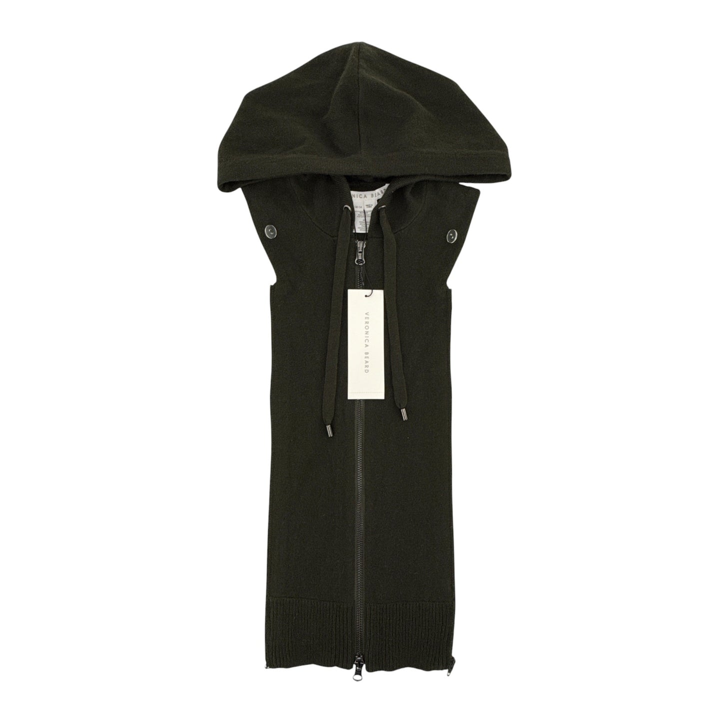 VERONICA BEARD Cashmere Hoodie Dickey || Army