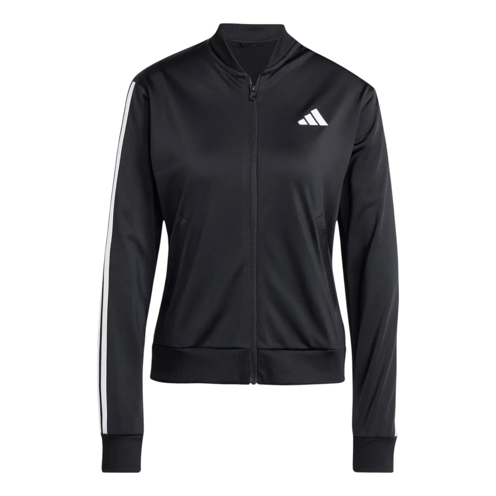 ADIDAS Tricot Snap Track Full Zip Sweatshirt Black XS - flyKAMP