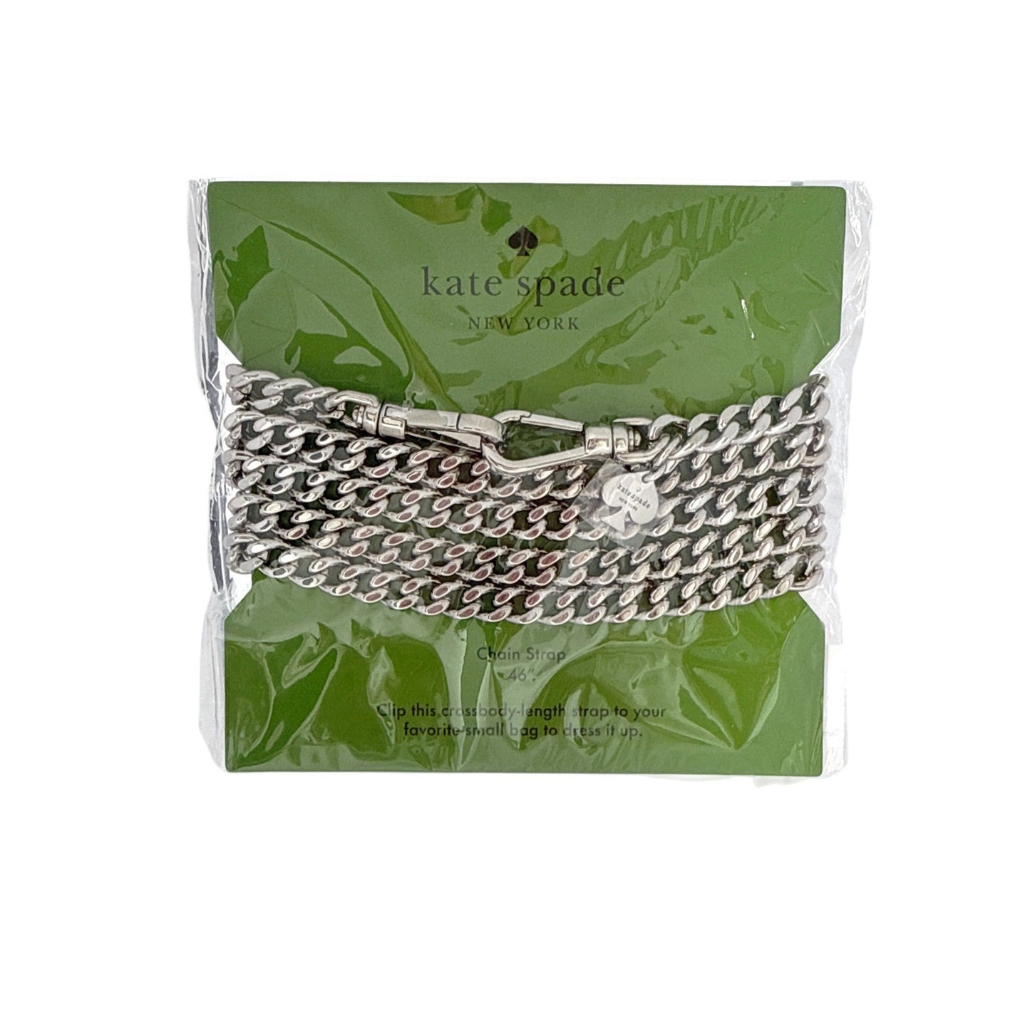 KATE SPADE New York Jolie Metallic Chain Phone Crossbody+Additional Chain Strap