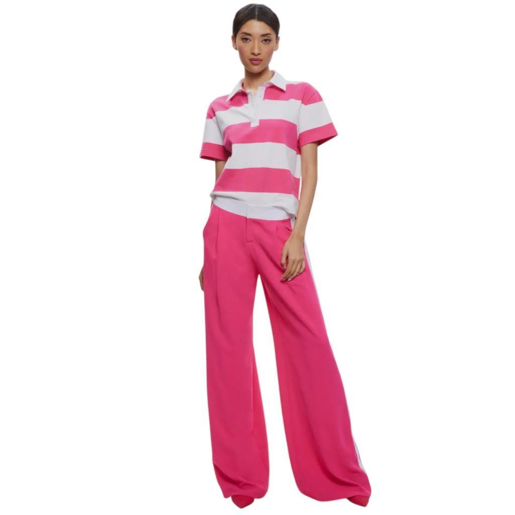 ALICE+OLIVIA Treva Boxy Polo Shirt S - flyKAMP