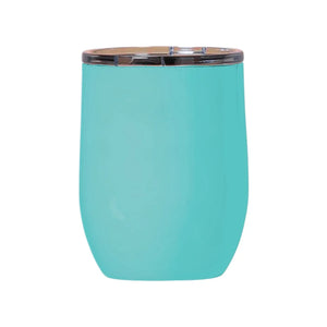 SIC Seriously Ice Cold Stemless 16 oz. Wine Tumbler in Seafoam Blue