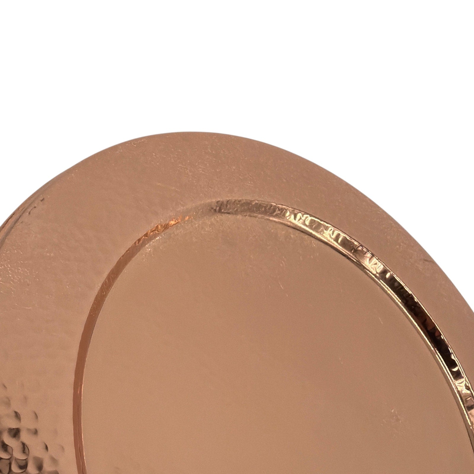 WILLIAMS-SONOMA Hammered Copper Charger Plates ||| Set of 4 Williams-Sonoma