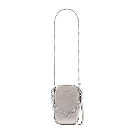 KATE SPADE New York Jolie Metallic Chain Phone Crossbody+Additional Chain Strap