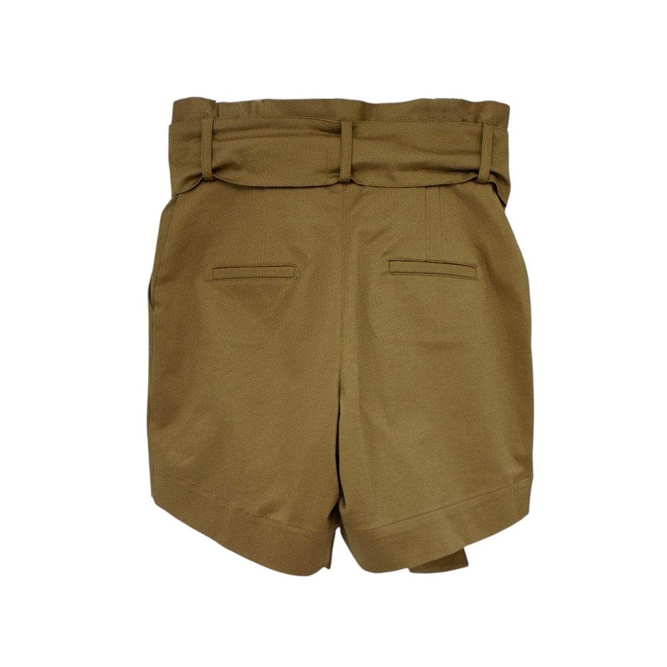 SILVIA TCHERASSI Velano Bow Shorts in Khaki XS