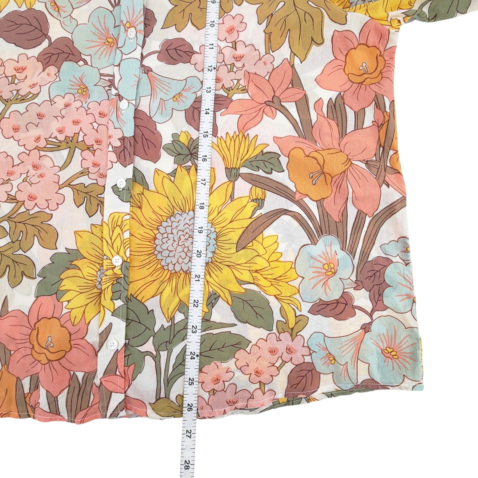 SEZANE Chemise Pierro Shirt in 70's Boho FR40|US8|L Sézane