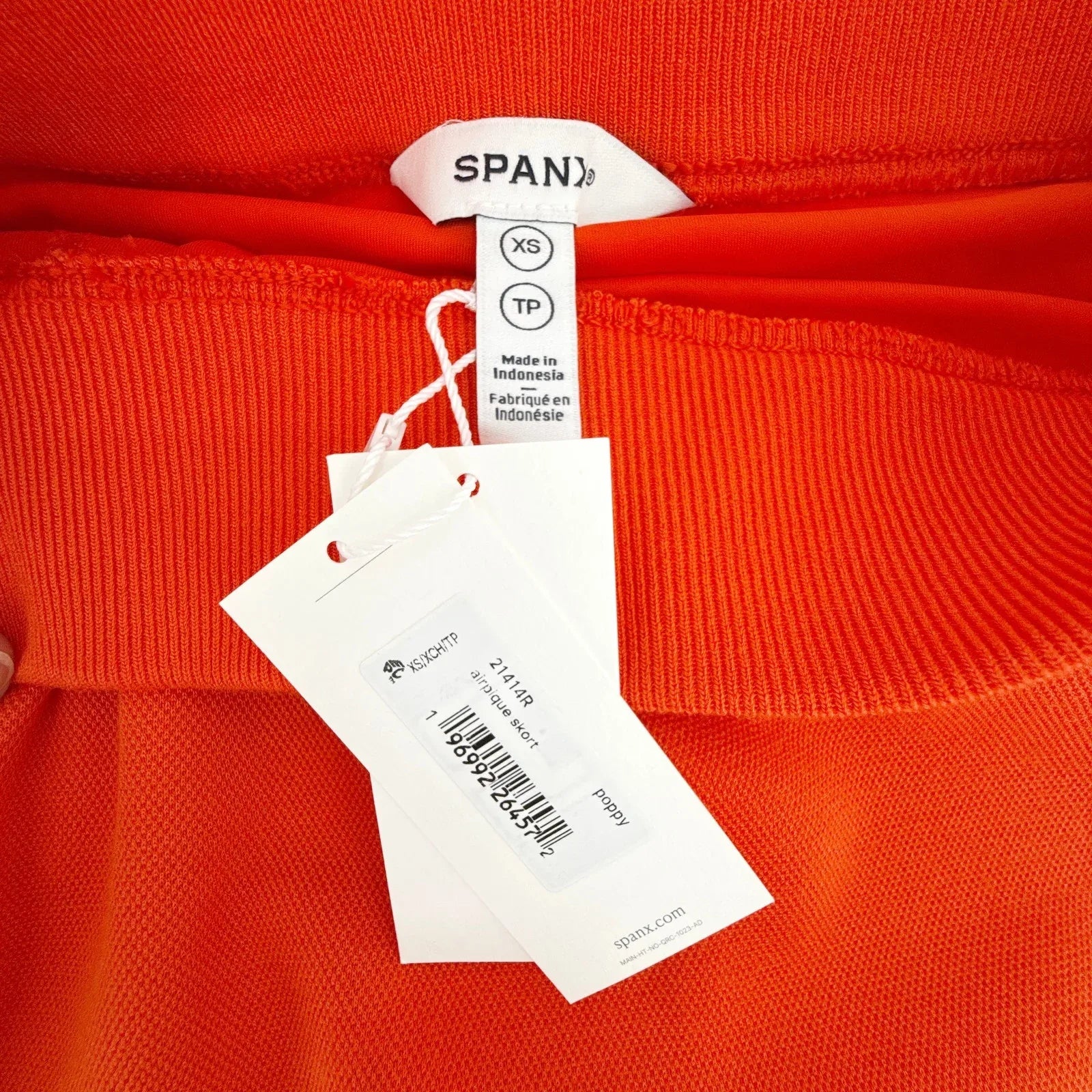 SPANX AirEssentials® Pique Skort in Poppy XS - flyKAMP