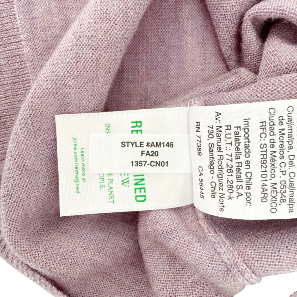 J.CREW Margot Crewneck Sweater in Faded Lavender Multi Heather XS - flyKAMP