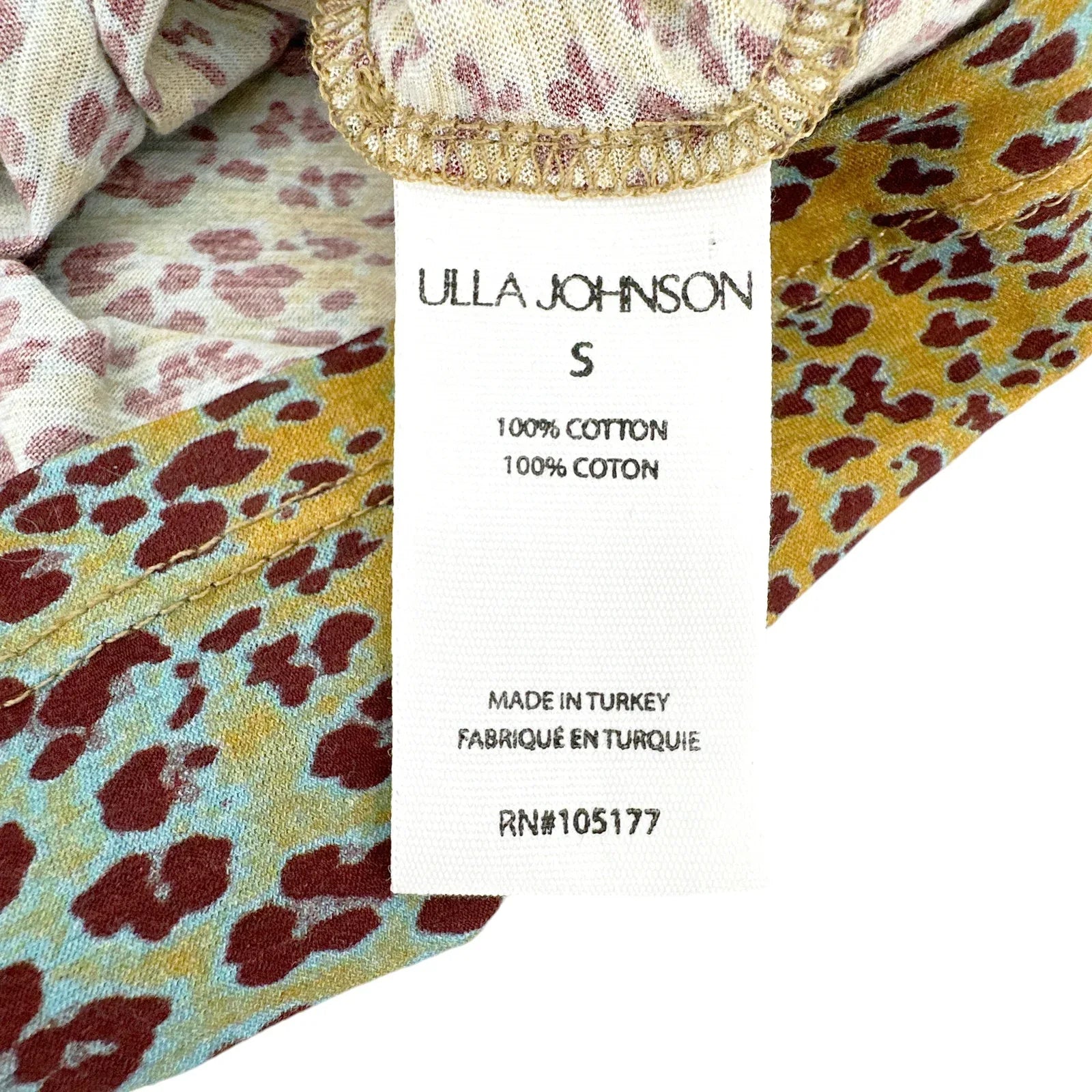 ULLA JOHNSON Estelle Leopard T-Shirt S - flyKAMP