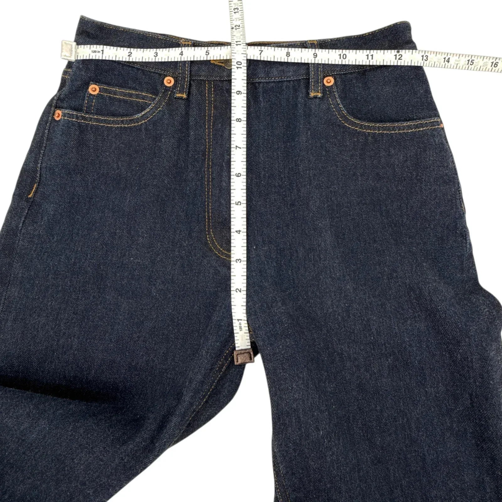 GUCCI Denim Pants with GG Supreme Canvas Cuff 24 - flyKAMP