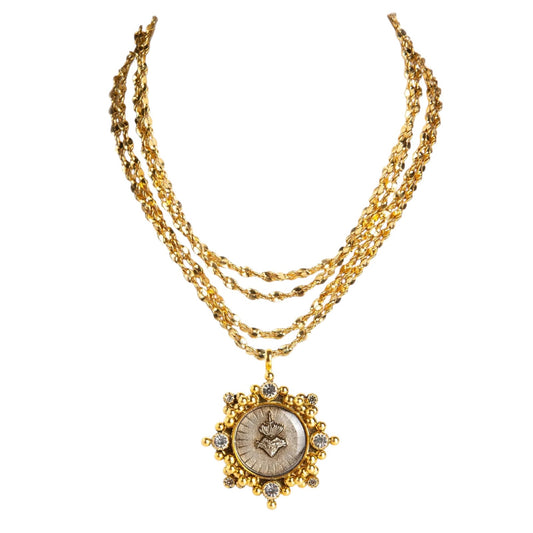 VIRGINS SAINTS & ANGELS VSA Love Chain Necklace in Gold