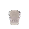 KATE SPADE New York Jolie Metallic Chain Phone Crossbody in Silver Kate Spade New York